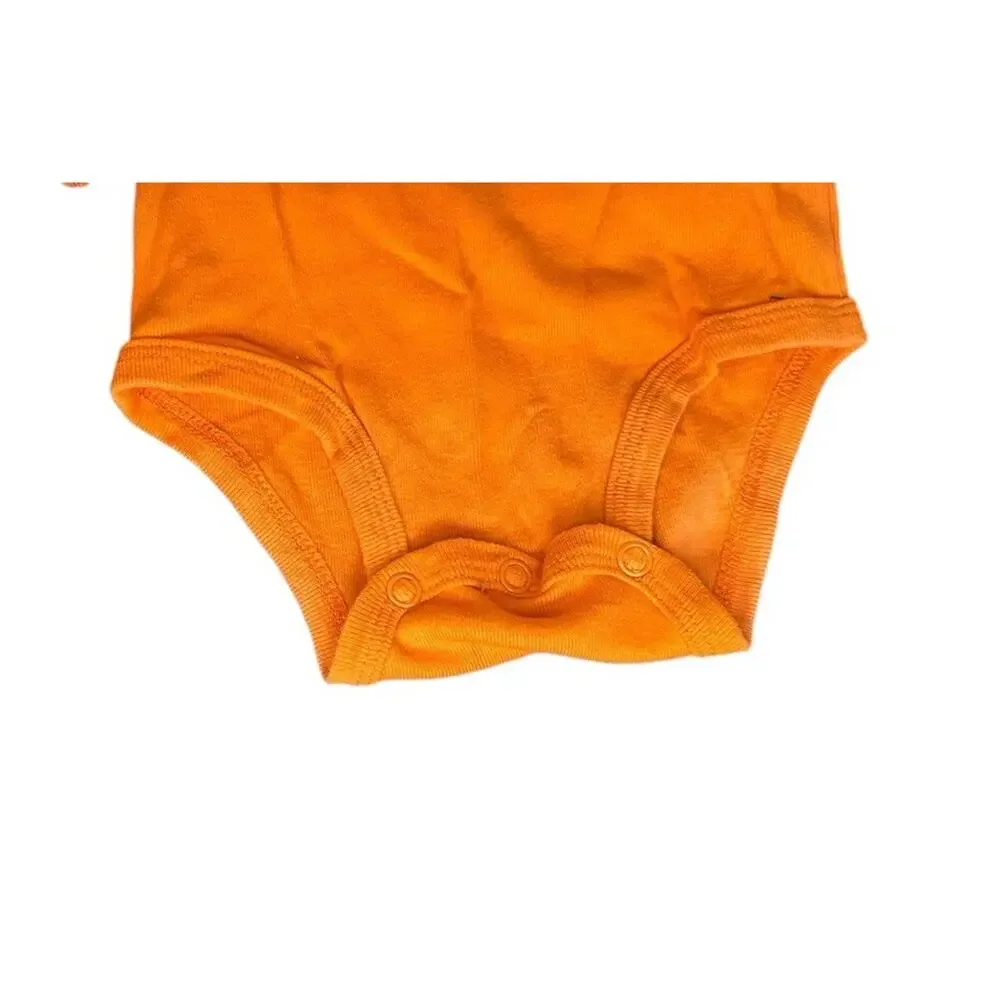 Carters Girls Daddy Under My Spell Halloween Bodysuit Pumpkin‎ Hat Booties 3-6M